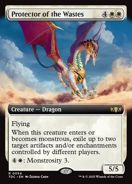 Protector of the Wastes, Magic card TDC 54 — Tarkir: Dragonstorm Commander set