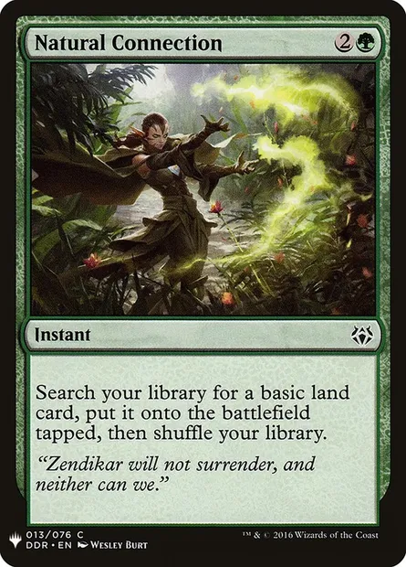 Natural Connection, Magic card PLST DDR-13 — The List set