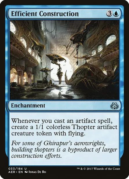 Efficient Construction, Magic card AER 33 — Aether Revolt set
