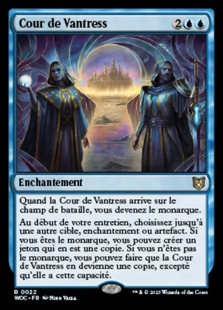 Cour de Vantress, carte Magic WOC 22 — extension Wilds of Eldraine Commander
