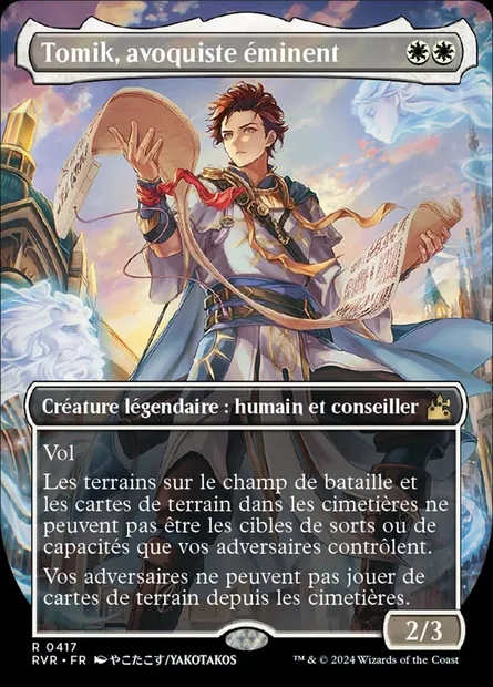 Tomik, avoquiste éminent, carte Magic RVR 417 — extension Ravnica Remastered