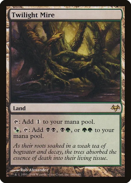 Twilight Mire, Magic card EVE 180 — Eventide set