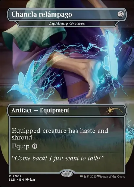 Lightning Greaves, Magic card SLD 2062 — Secret Lair Drop set