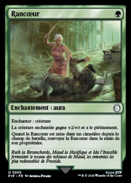 Rancœur, carte Magic PIP 205 — extension Fallout
