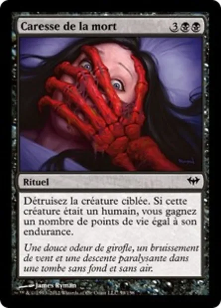 Caresse de la mort, carte Magic DKA 59 — extension Obscure Ascension