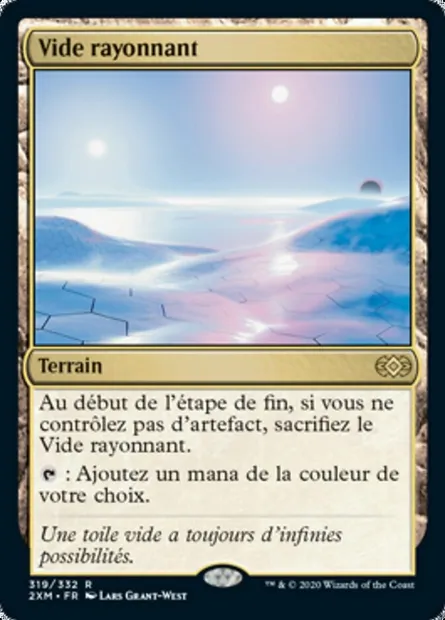 Vide rayonnant, carte Magic 2XM 319 — extension Double Masters