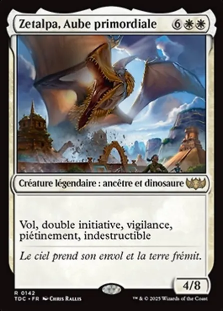 Zetalpa, Aube primordiale, carte Magic TDC 142 — extension Tarkir: Dragonstorm Commander