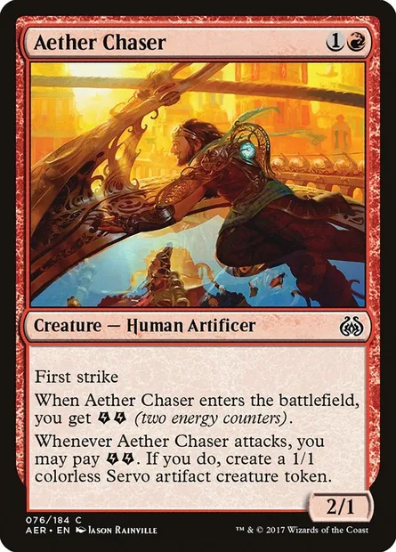 Aether Chaser, Magic card AER 76 — Aether Revolt set