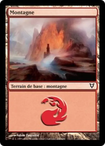 Montagne, carte Magic AVR 240 — extension Avacyn ressuscitée