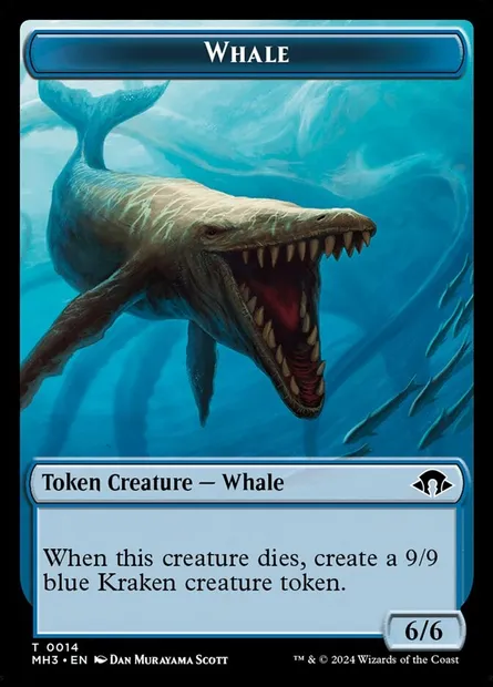Whale, Magic card TMH3 14 — Modern Horizons 3 Tokens set