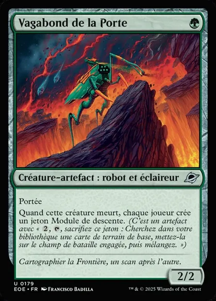 Vagabond de la Porte, carte Magic EOE 179 — extension Edge of Eternities
