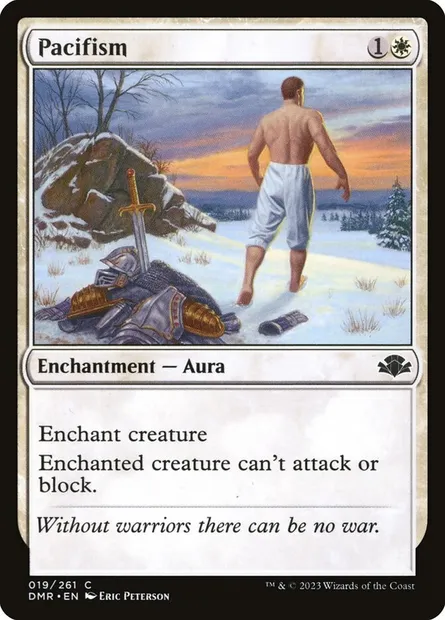 Pacifism, Magic card DMR 19 — Dominaria Remastered set