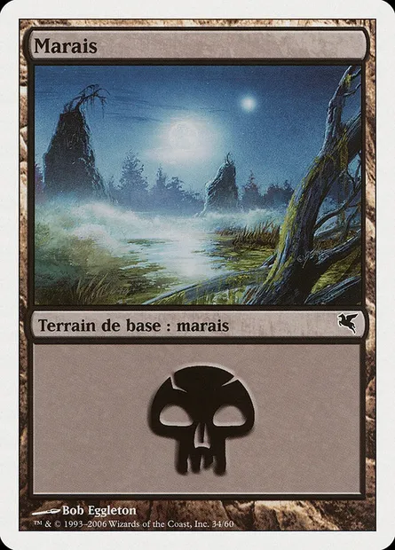 Swamp, Magic card PSAL F34 — Salvat 2005 set