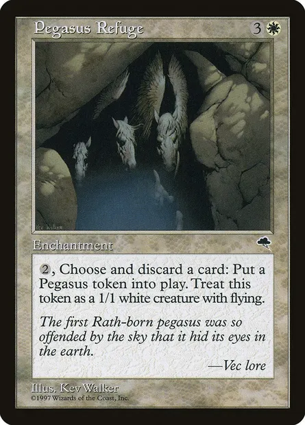 Pegasus Refuge, Magic card TMP 35 — Tempest set