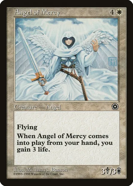 Ange de miséricorde, carte Magic P02 8 — extension Portal Second Age