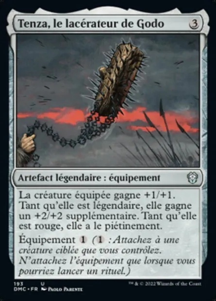 Tenza, le lacérateur de Godo, carte Magic DMC 193 — extension Dominaria United Commander