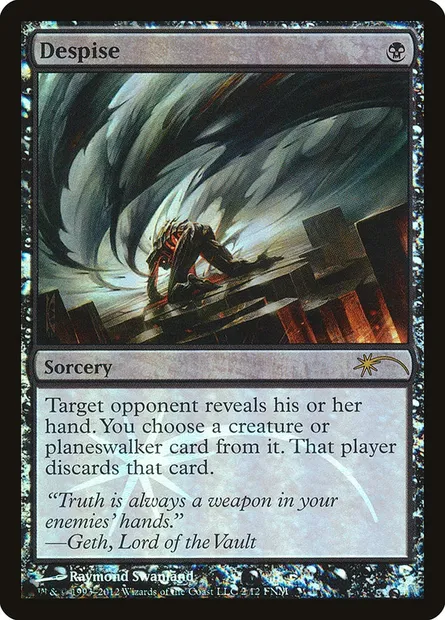 Dédain, carte Magic F12 2 — extension Friday Night Magic 2012