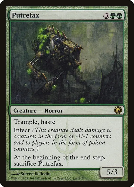 Putrefax, Magic card SOM 126 — Scars of Mirrodin set