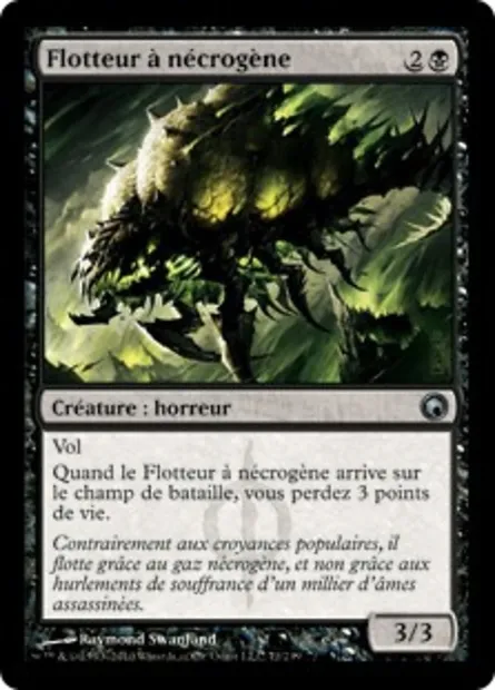 Flotteur à nécrogène, carte Magic SOM 71 — extension Cicatrices de Mirrodin