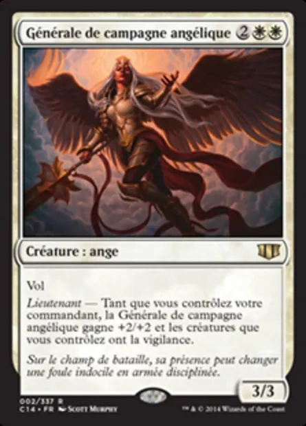 Générale de campagne angélique, carte Magic C14 2 — extension Commander 2014