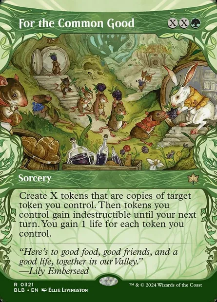 For the Common Good, Magic card BLB 321 — Bloomburrow set