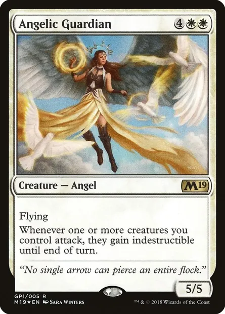 Angelic Guardian, Magic card G18 GP1 — M19 Gift Pack set