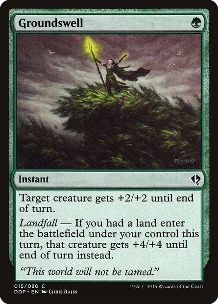 Groundswell, Magic card DDP 15 — Duel Decks: Zendikar vs. Eldrazi set