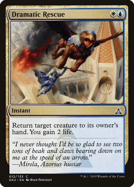 Dramatic Rescue, Magic card GK2 12 — RNA Guild Kit set