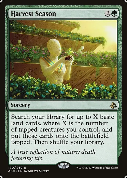 Harvest Season, Magic card AKH 170 — Amonkhet set