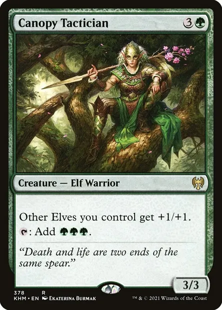 Canopy Tactician, Magic card KHM 378 — Kaldheim set