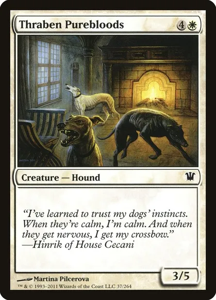 Thraben Purebloods, Magic card ISD 37 — Innistrad set