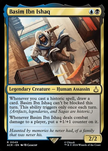 Basim Ibn Ishaq, Magic card ACR 49 — Assassin's Creed set