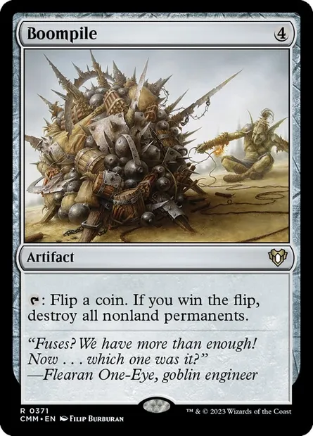 Boompile, Magic card CMM 371 — Commander Masters set