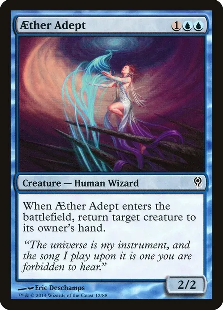 Experte de l'Aether, carte Magic DDM 12 — extension Duel Decks: Jace vs. Vraska