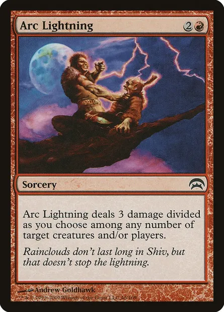 Arc Lightning, Magic card HOP 46 — Planechase set