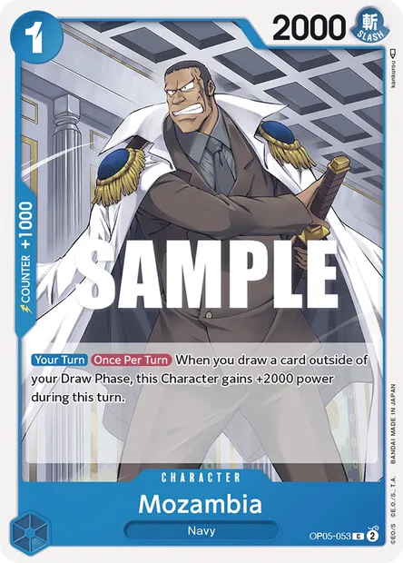 Mozambia, carte One Piece OP05-053 — extension AWAKENING OF THE NEW ERA