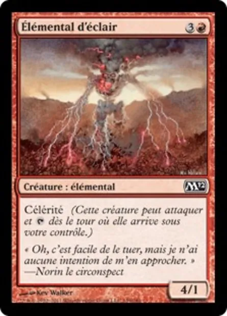 Élémental d'éclair, carte Magic M12 149 — extension Magic 2012