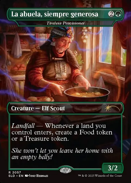 Tireless Provisioner, Magic card SLD 2057 — Secret Lair Drop set