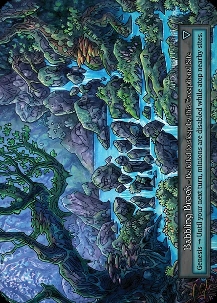 Babbling Brook, carte Sorcery ATH 186 — extension Arthurian Legends