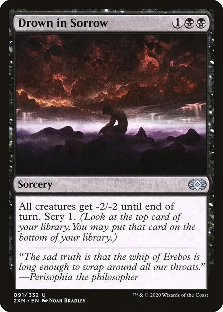 Drown in Sorrow, Magic card 2XM 91 — Double Masters set