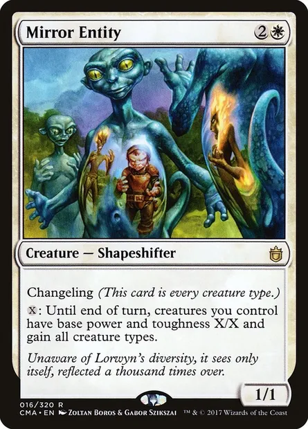 Mirror Entity, Magic card CMA 16 — Commander Anthology set