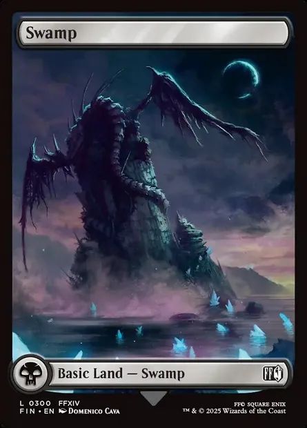 Swamp, Magic card FIN 300 — Final Fantasy set