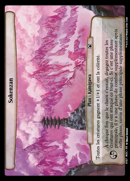 Sokenzan, carte Magic MOC 157 — extension March of the Machine Commander