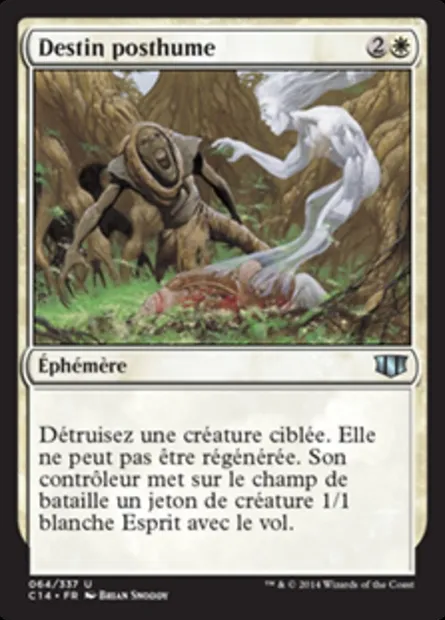Destin posthume, carte Magic C14 64 — extension Commander 2014