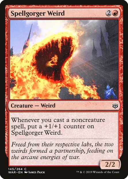 Spellgorger Weird, Magic card WAR 145 — War of the Spark set