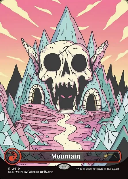 Montagne, carte Magic SLD 2419 — extension Secret Lair Drop