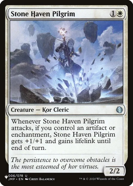 Stone Haven Pilgrim, Magic card PLST JMP-6 — The List set