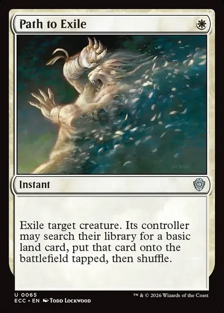 Path to Exile, Magic card ECC 65 — Lorwyn Eclipsed Commander set