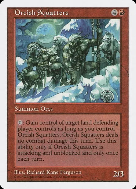 Orcish Squatters, Magic card 5ED 258 — Fifth Edition set