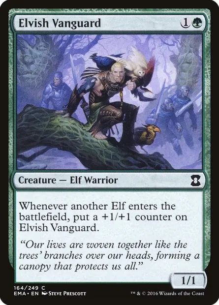 Avant-garde elfe, carte Magic EMA 164 — extension Eternal Masters